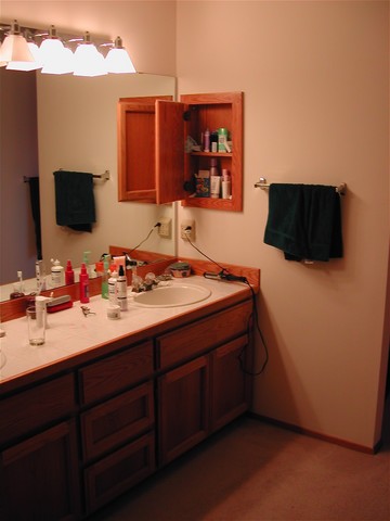 Sink area, before