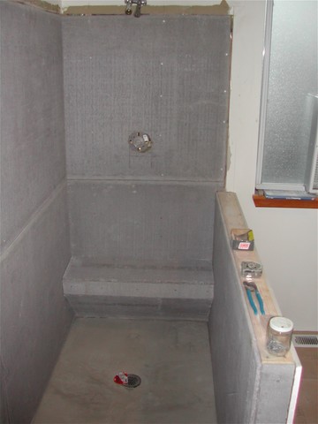 The new in-shower bench